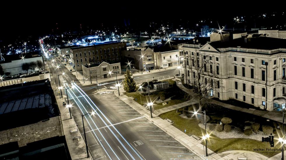 City Light Trails Aaron Walker